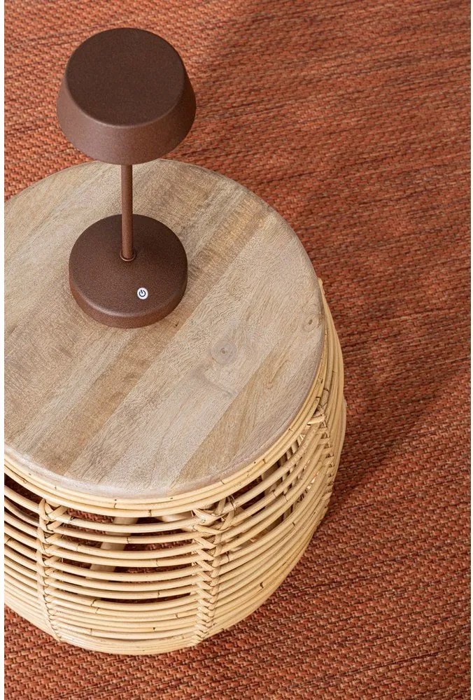 Corp de iluminat pentru exterior LED de masă cu intensitate reglabilă/cu încărcător wireless cu USB ø 11 cm Esprit – Bizzotto