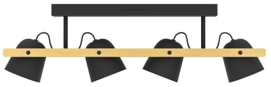 Lustră LED RGBW dimabilă aplicată Eglo 900882 HORNWOOD-Z 4xLED/3,7W/230V