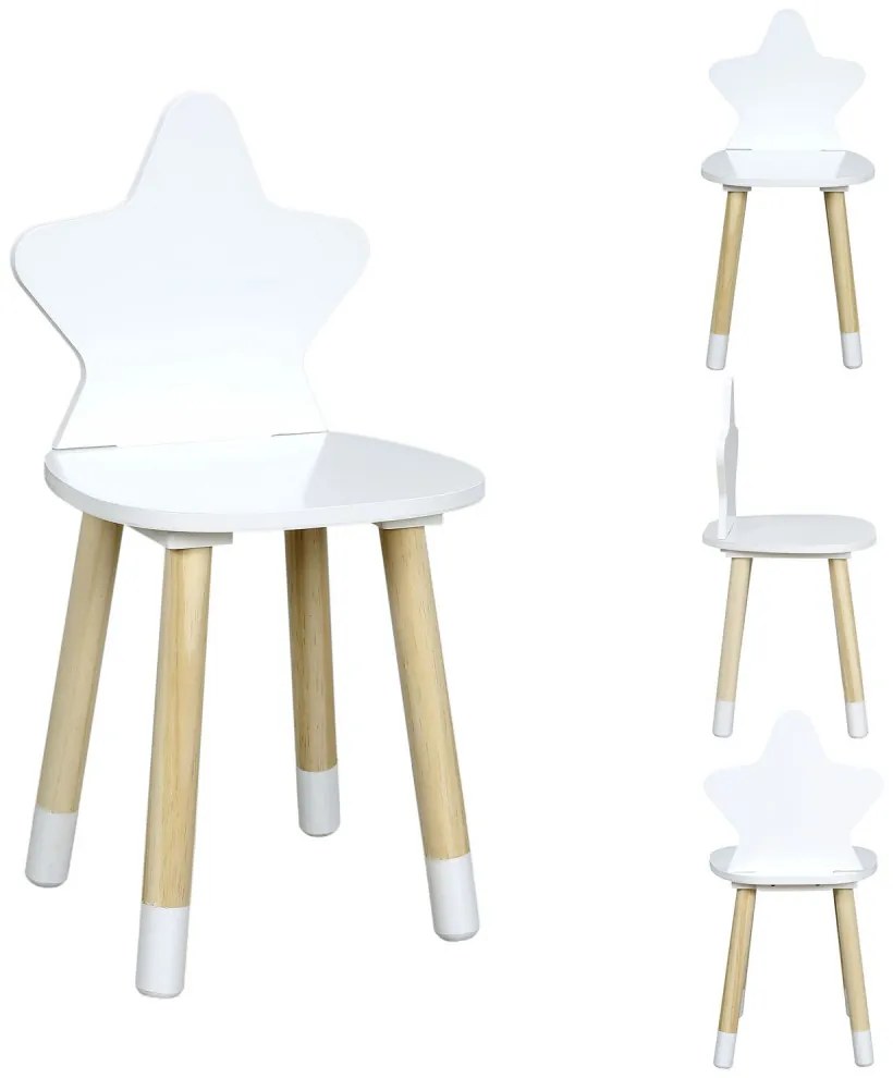 Scaun pentru copii Culoare alb, STAR