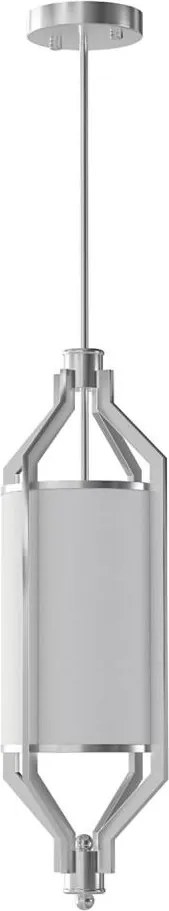 Lustră cu tijă ZUNDO Open Design OR85853, 1xE27/15W/230V, crom mat/alb