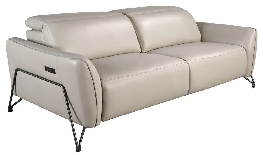 Canapea 3 locuri design italian, Functia Relax, Cowhide sand