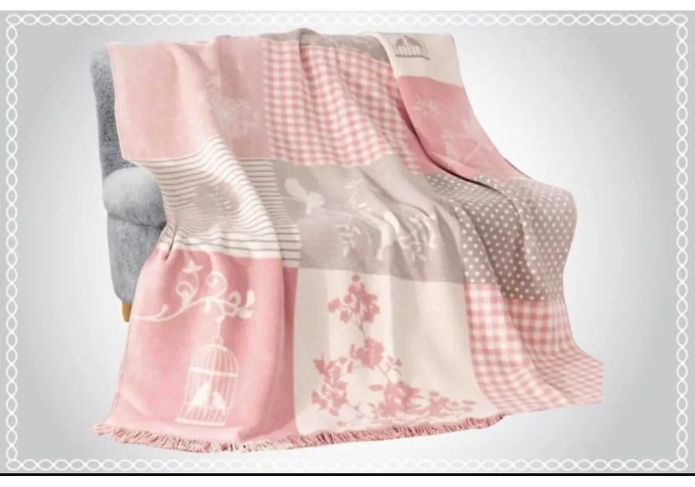 Pătură de bumbac 200x150 cm - Mila Home