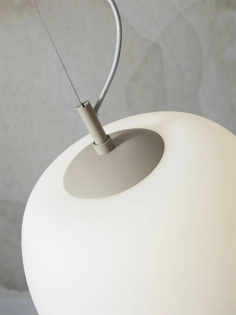 Pendul design decorativ Sapporo L sand/alb