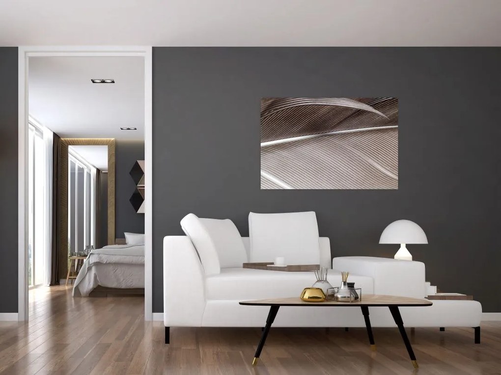 Tablou cu fibre abstacte (90x60 cm)
