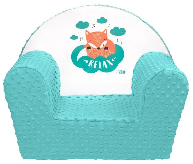 New Baby Baby Scaun Minky Fox mint , 42 x 53 cm