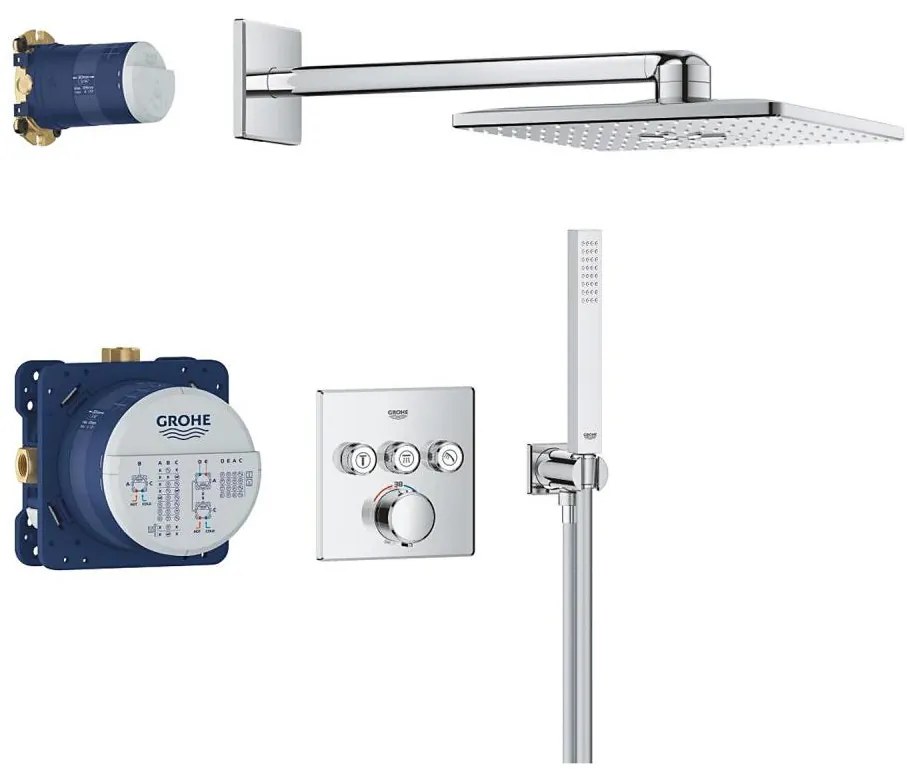 GROHE 34875000 - Sistem de duș PRECISION SMARTCONTROL 310 mm, crom lucios