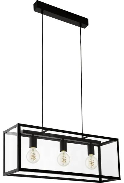 Lustră Eglo 49393 CHARTERHOUSE 3xE27/60W/230V