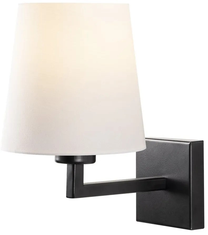 Aplică de perete neagră-albă Profil – Opviq lights