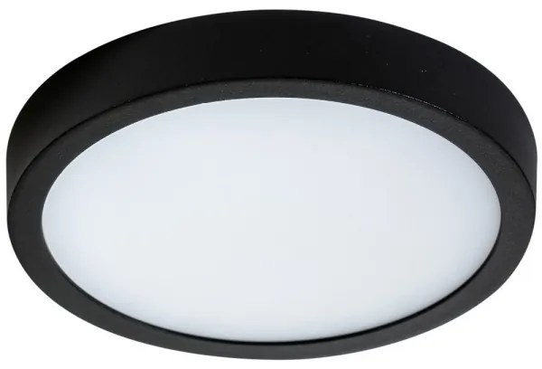 Plafonieră LED MALTA LED/12W/230V 17 cm diametru neagră Azzardo AZ4235