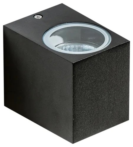 Aplică de exterior RIMINI 1xGU10/35W/230V IP54 pătrată Azzardo AZ4267