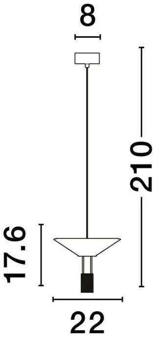 Pendul LED stil minimalist ANAFI
