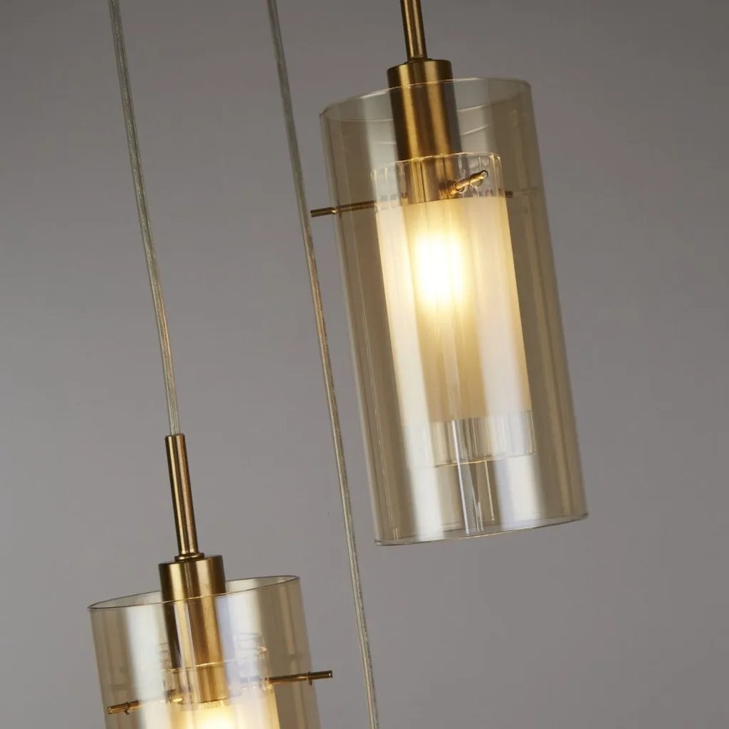 Lustra moderna cu 3 pendule Duo III