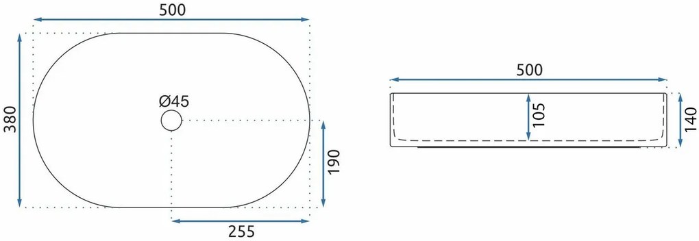 Lavoar pe blat Rea Nadia 50 Kashmir