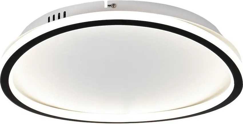 Plafonieră LED CALI, 30 W, 230 V, Ø 40 cm, negru