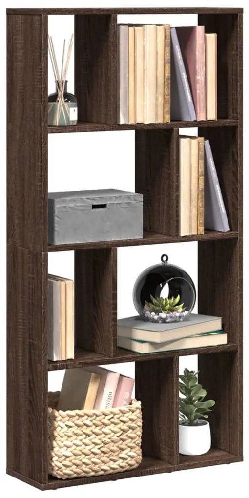 vidaXL Bibliotecă, stejar maro, 60x20x120 cm, lemn prelucrat