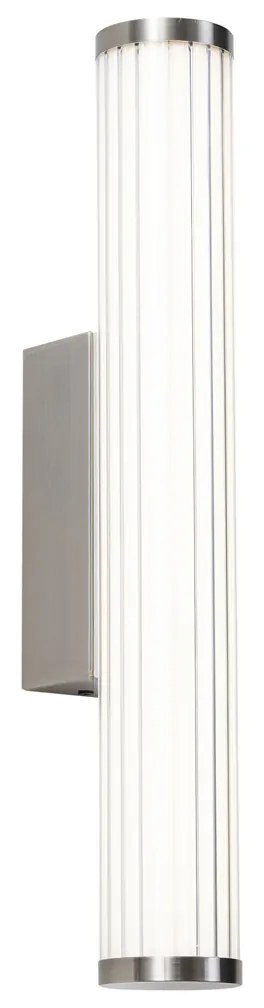 Lampă de perete retro Gunmetal 40cm incl. LED IP44 - Coco