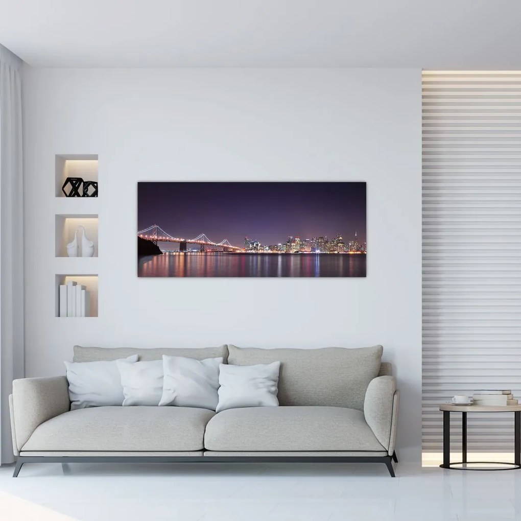 Tablou cu privirea spre San Francisco, California (120x50 cm)