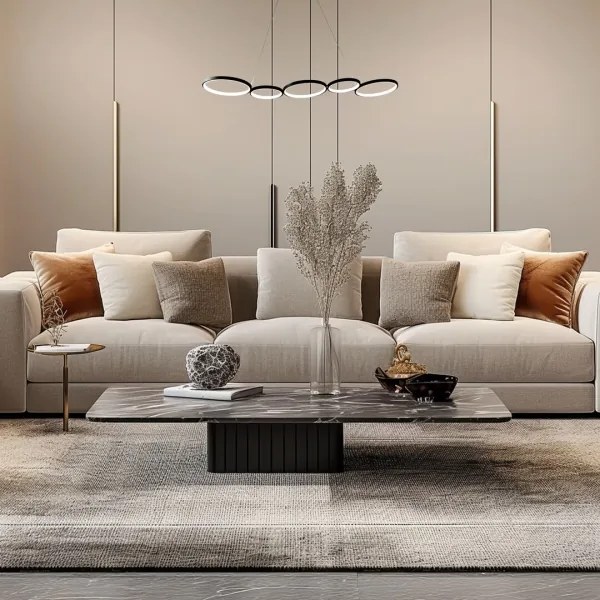 Lustră LED pe cablu OLYMPIA 5xLED/10W/230V negru