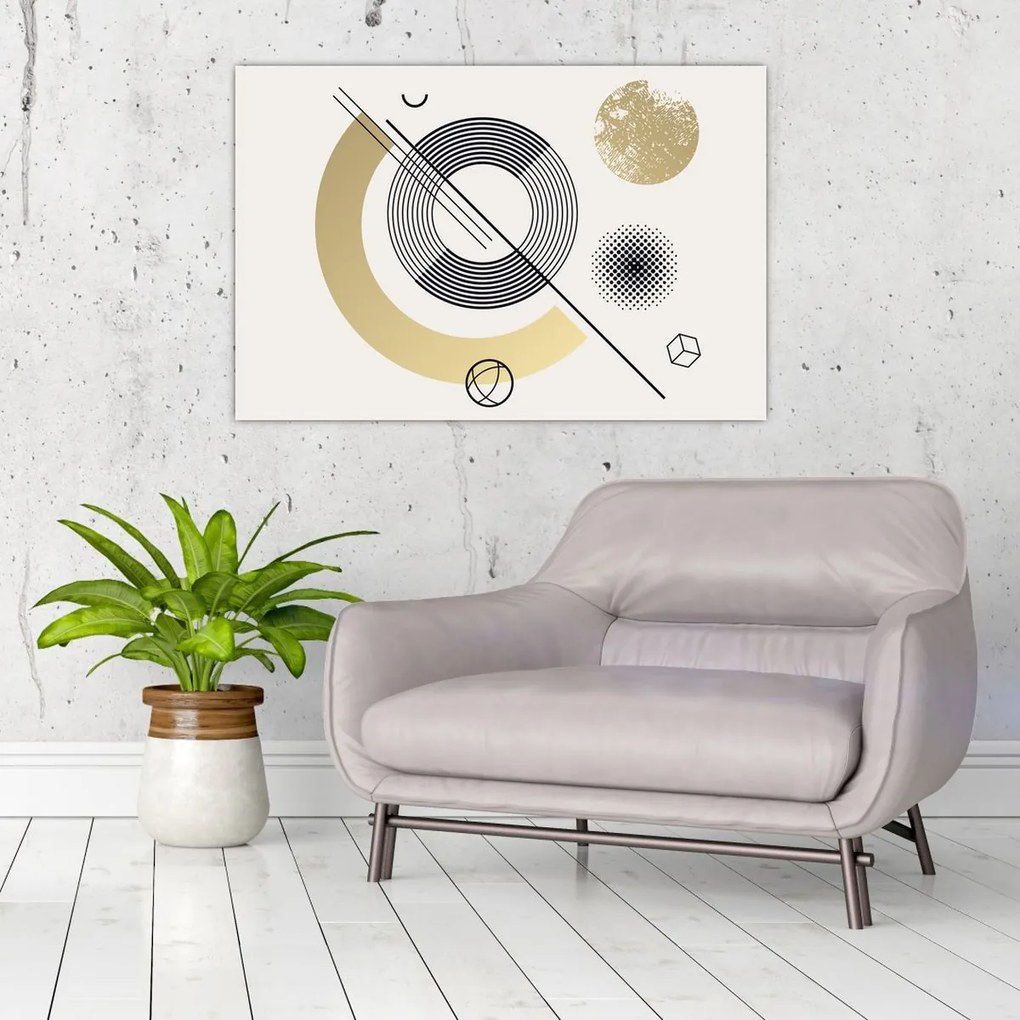 Tablou - Forme geometrice N⁰2 (90x60 cm)
