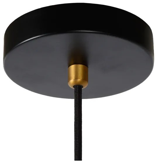 Lustră pe cablu SELIN 1xGU10/35W/230V neagră Lucide 03322/01/30