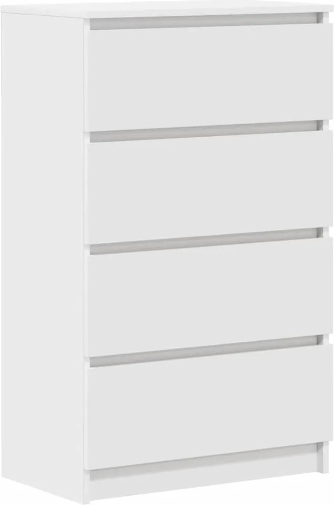 vidaXL Dulap, alb, 60x35x98,5 cm, lemn compozit