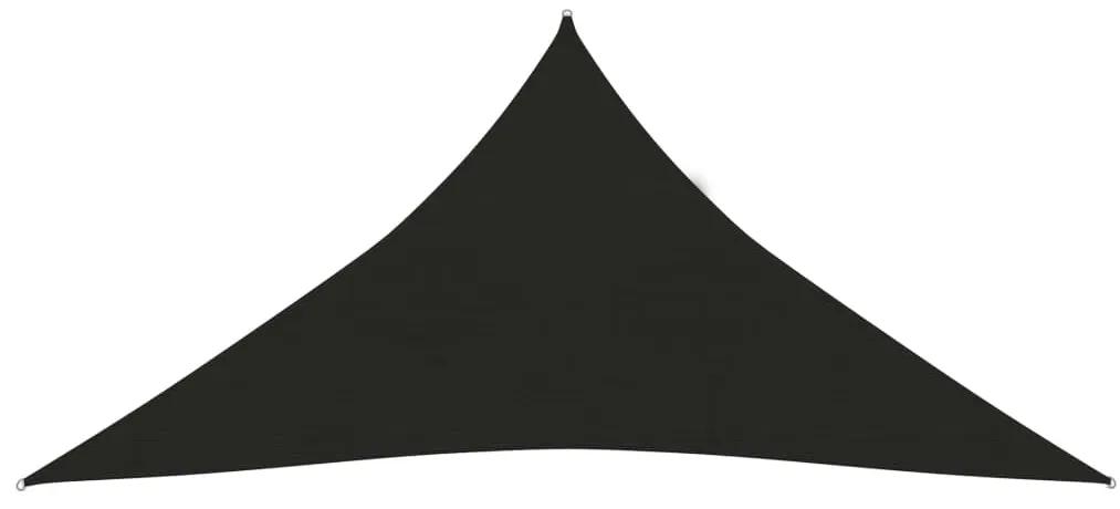 Panza parasolar, negru, 3,6x3,6x3,6 m, HDPE, 160 g m   Negru, 3.6 x 3.6 x 3.6 m