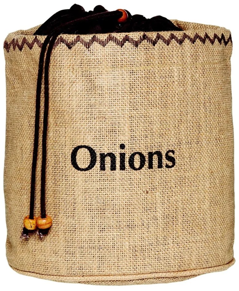 Recipient din material textil pentru ceapă și usturoi – Kitchen Craft
