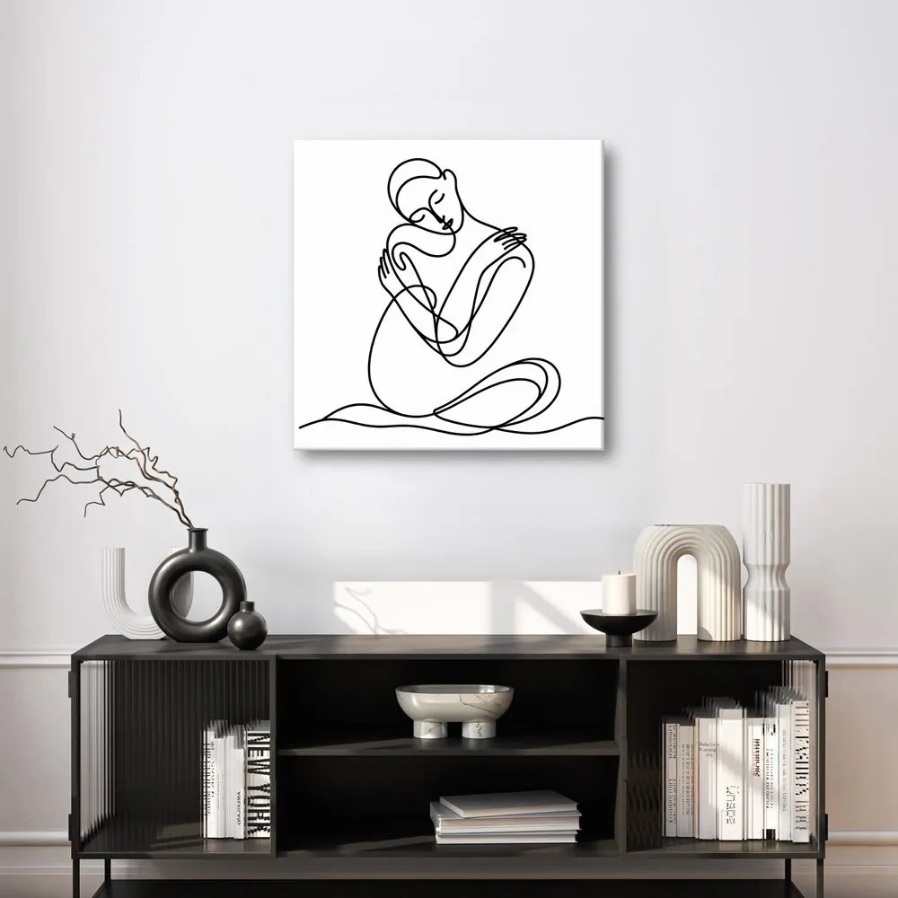 Tablou frumusețe delicată în minimalism