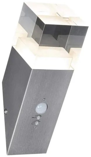 Ledvance - Aplică LED de exterior CRYSTAL cu senzor, 5W/230V, IP44