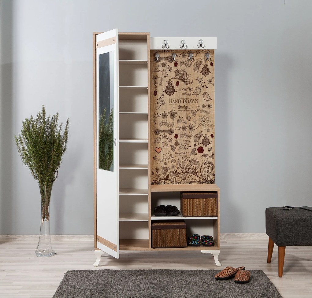 Mobilier hol Ivonne 731 (Stejar sonoma). 1088629