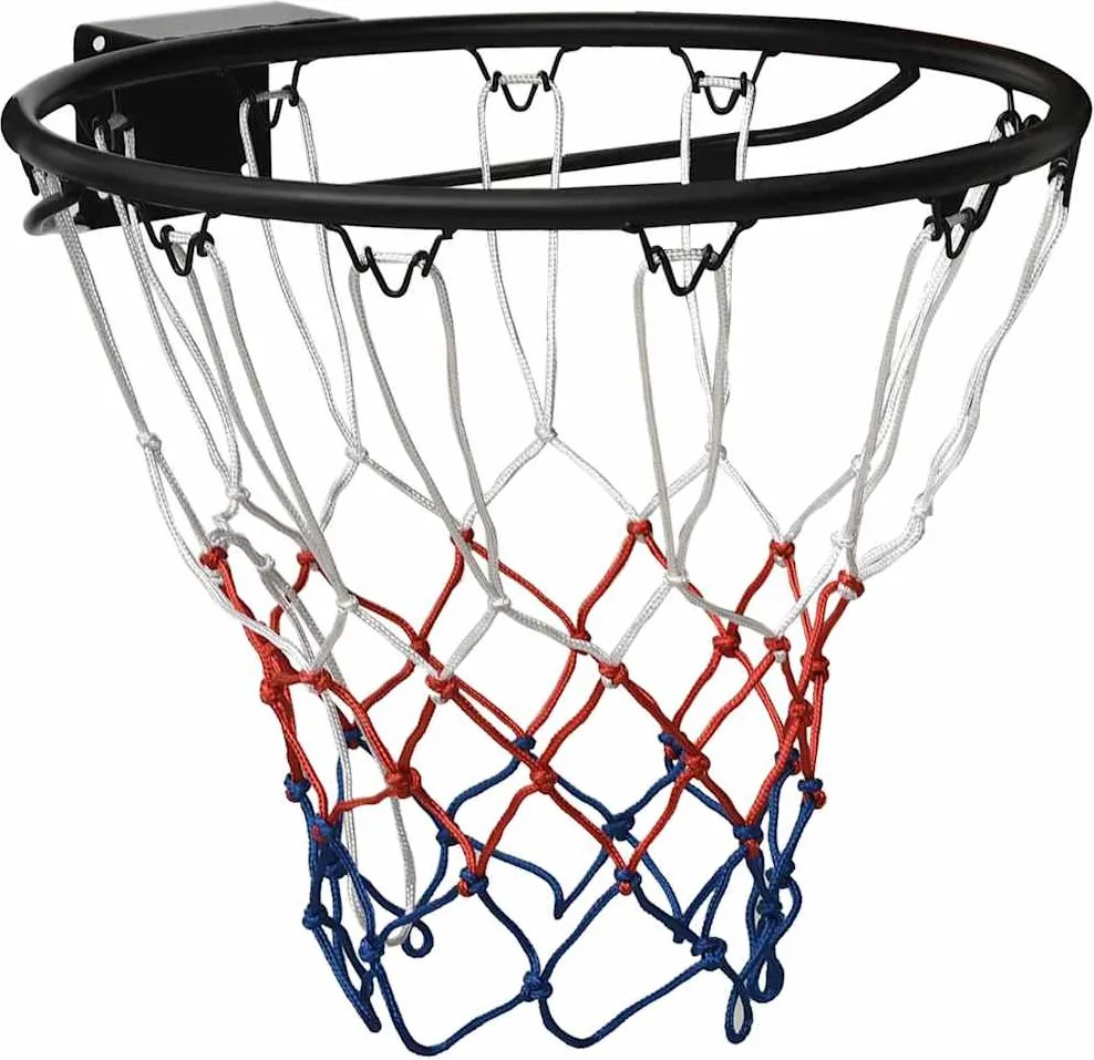 vidaXL Coș de baschet, negru, 45 cm, oțel
