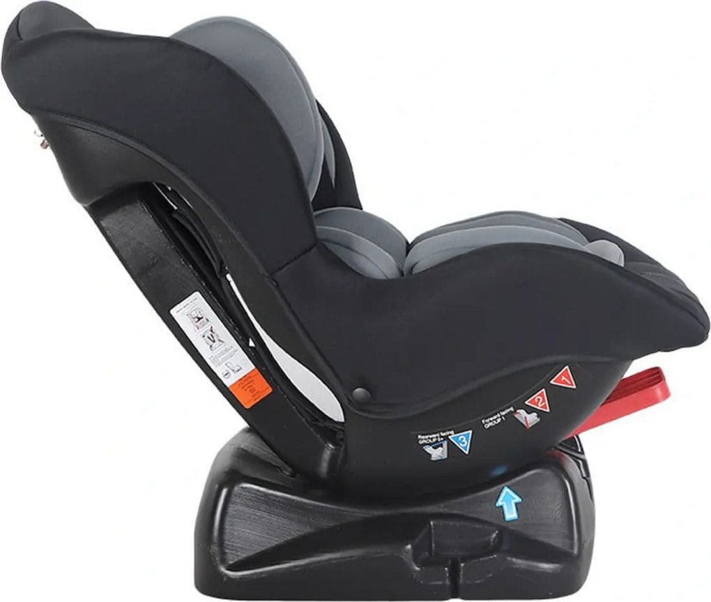 Scaun Auto 2 in 1 pentru copii NOVOKIDS™ Safety 2000, Transformabil in scoica auto, 0-18 kg, Spatar reglabil, Omologare R-129 i-Size, Centura de