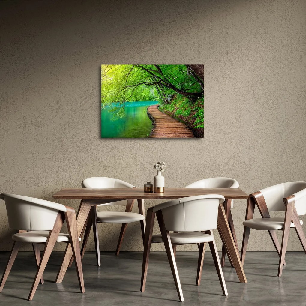Tablou - Lacurile Plitvice (70x50 cm)