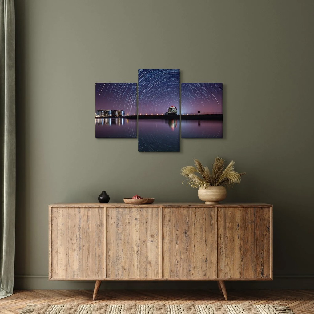 Tablou cu cerul nocturn și stele (90x60 cm)