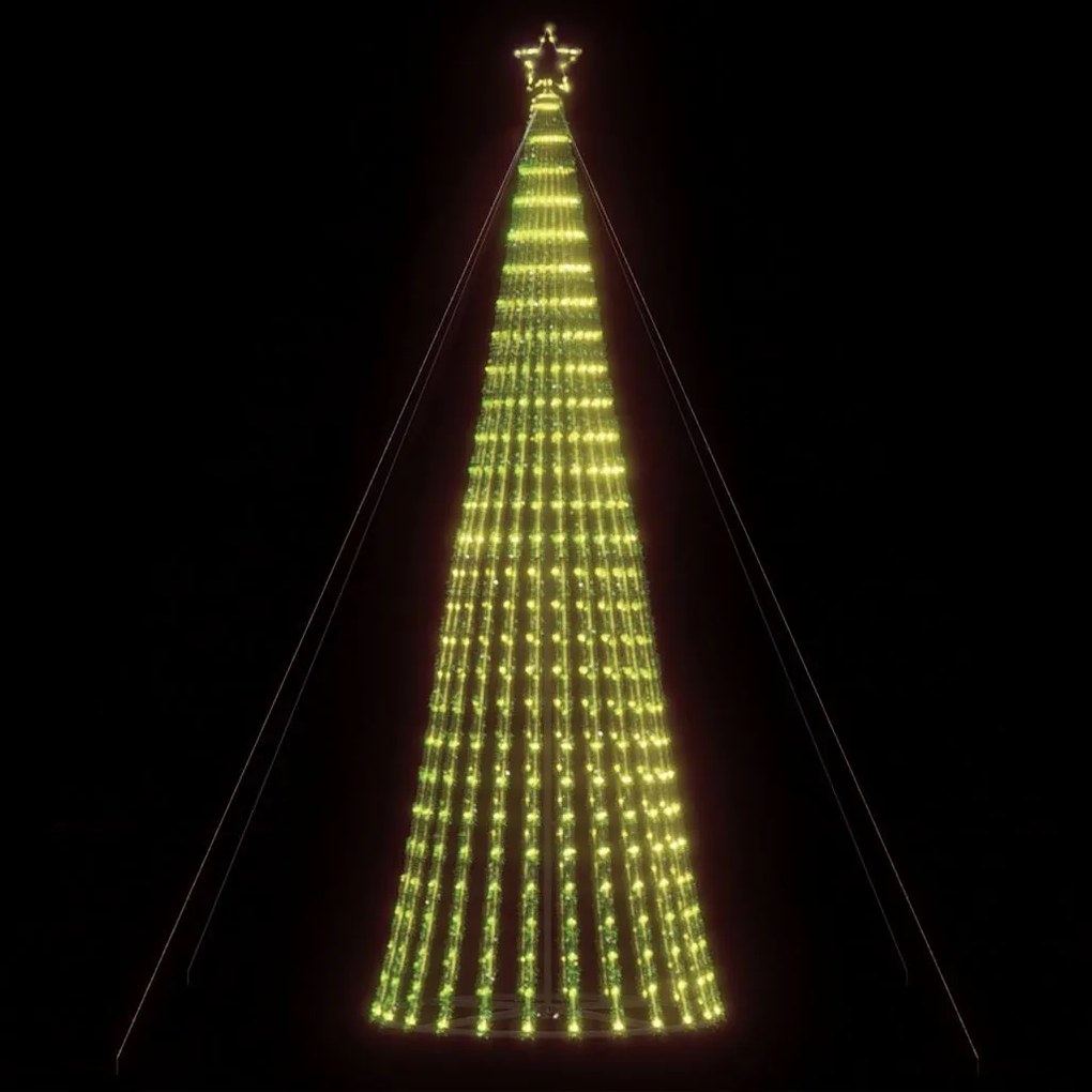 vidaXL Pom de Crăciun LED 1028 LED-uri Alb Cald 403 cm