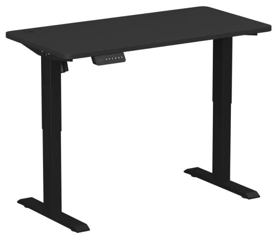 Birou cu înălțime reglabilă LEVANO 120x60 cm negru