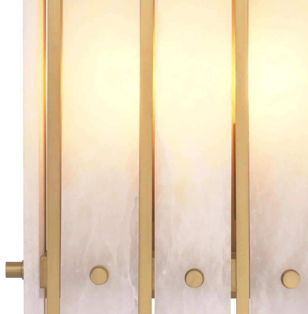 Aplica perete LUX Sparks S, alama antic/ alabastru