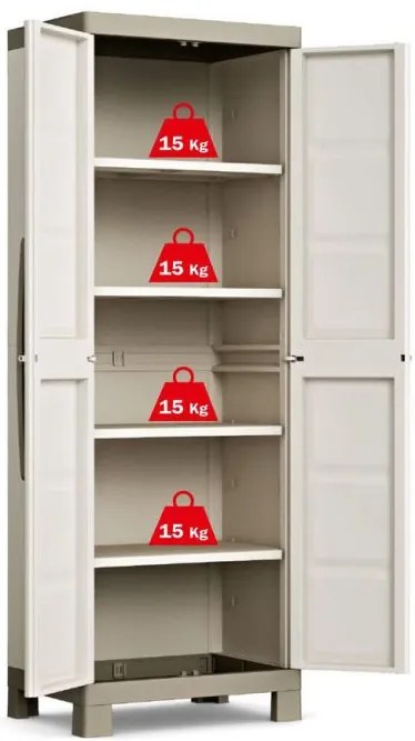 Dulap plastic EXCELLENCE HIGH, 182 x 65 x 45 cm