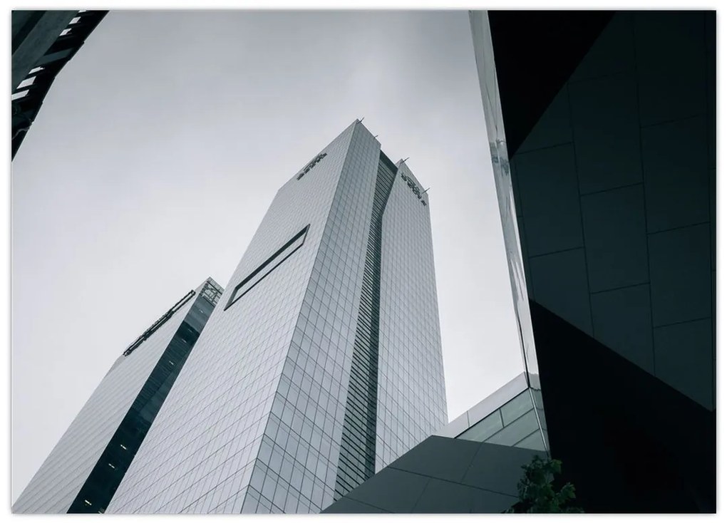 Tablou pe sticlă - Zgârie-nori (70x50 cm)