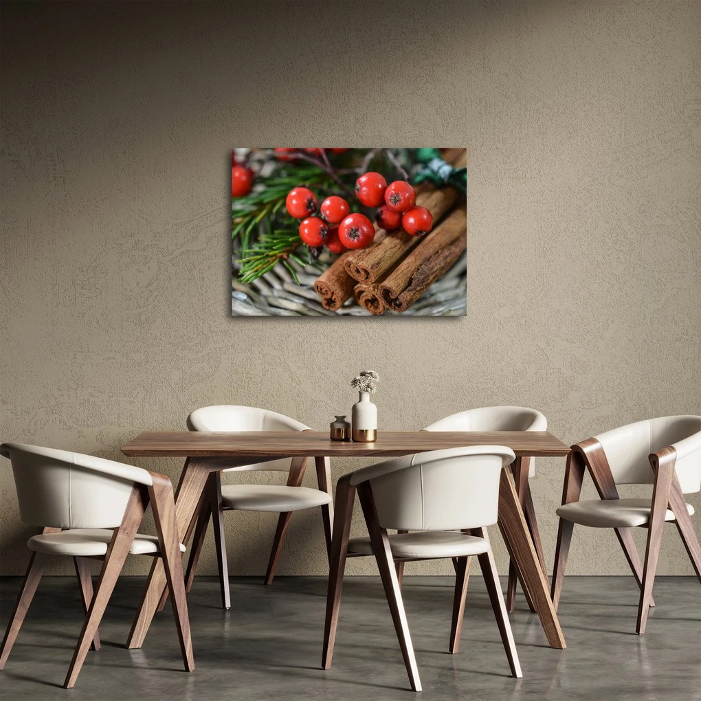 Tablou cu rowan și scorțișoară (70x50 cm)