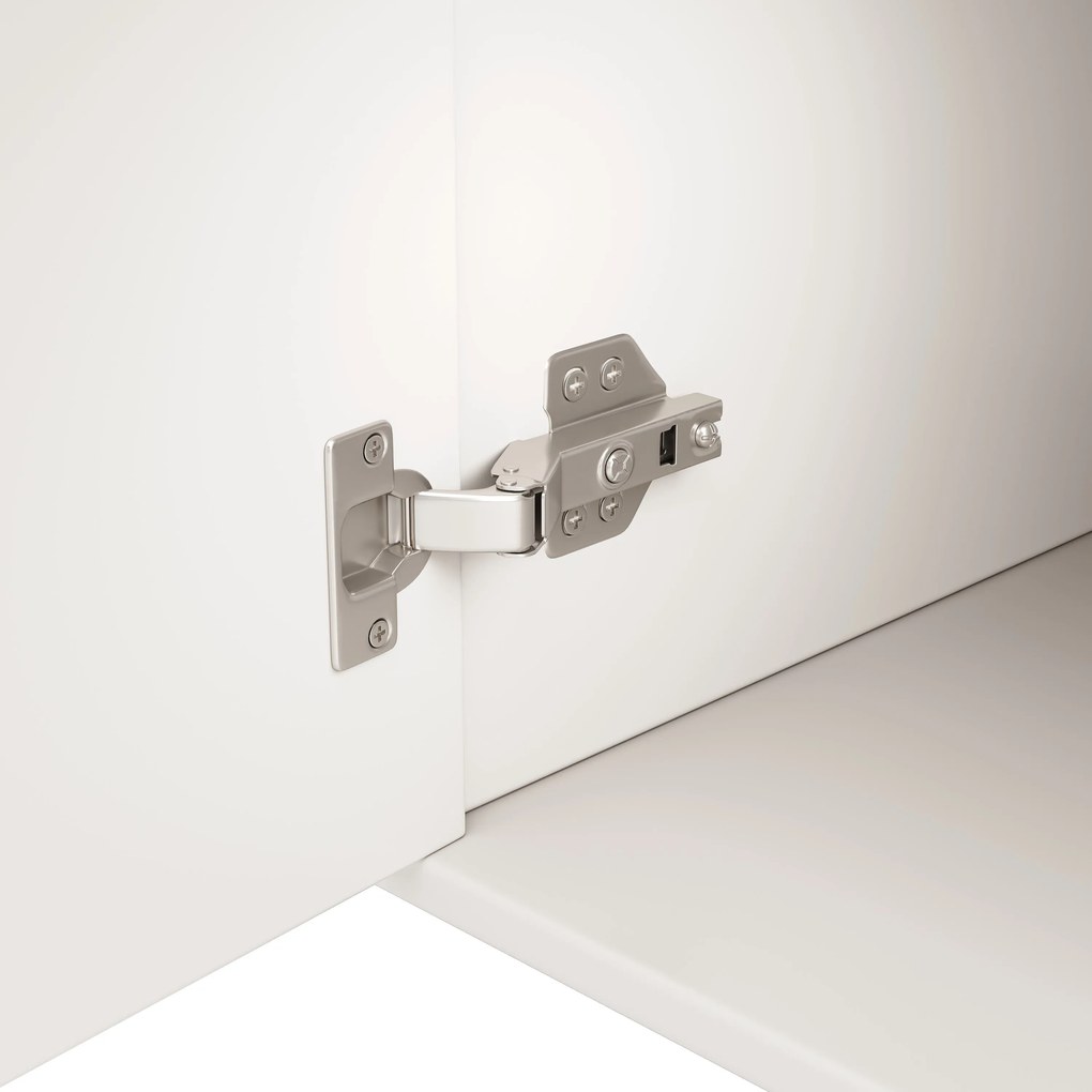 Comodă elegantă cu design unic cu valuri, Alb | Aosom Romania