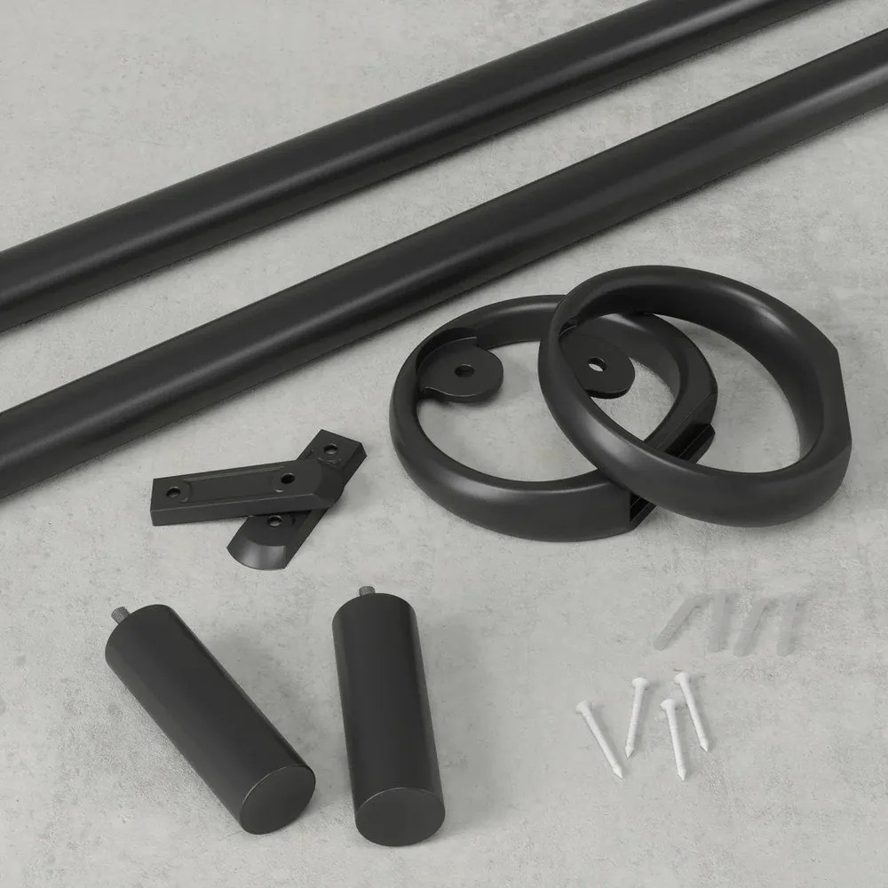 Galerie de perdea extensibilă 107-305 cm din oțel Ringlet – Umbra