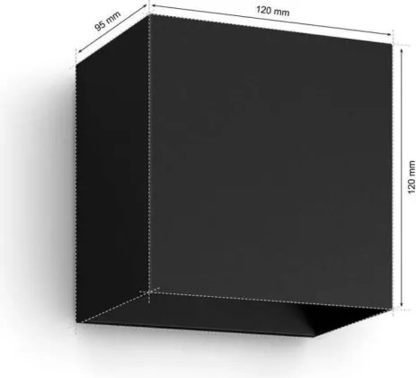 Philips - Set de 2 corpuri de iluminat exterior LED RGBW, reglabile, Hue RESONATE LED/8W/230V IP44