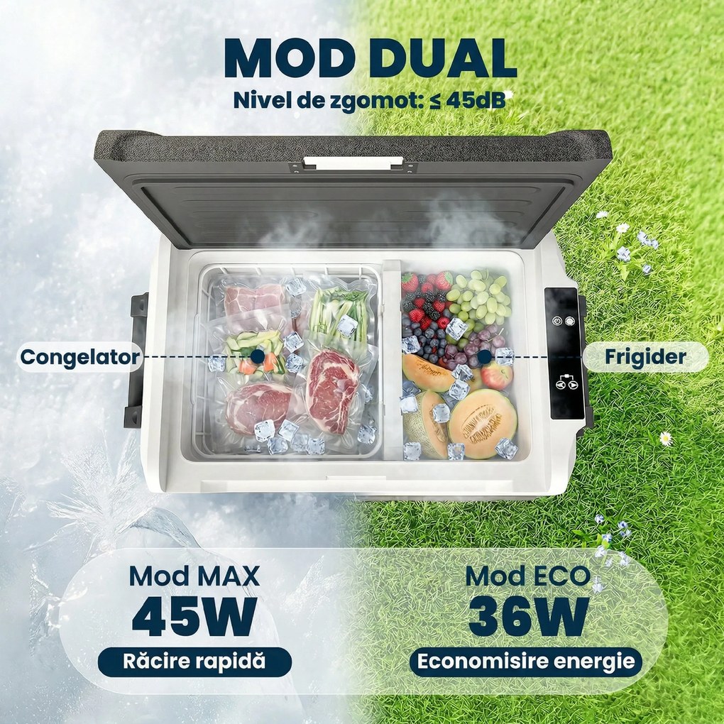 Outsunny Frigider portabil pentru călătorii | Aosom Romania