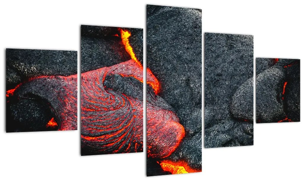 Tablou - Lava (125x70 cm), în 40 de alte dimensiuni noi