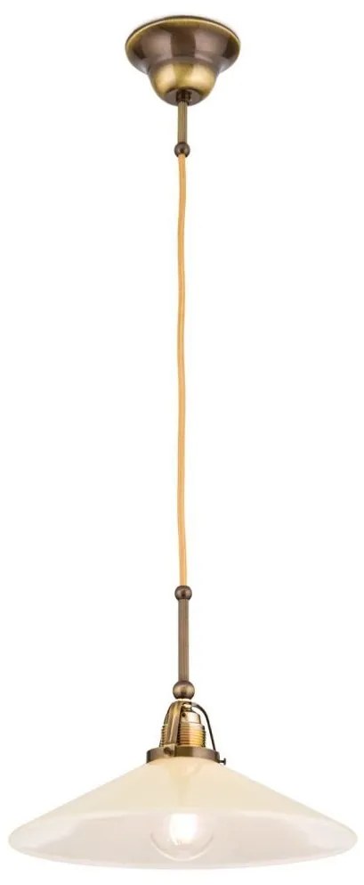 Lustra, Pendul realizat manual design rustic ARTDESIGN, patina/ champagne
