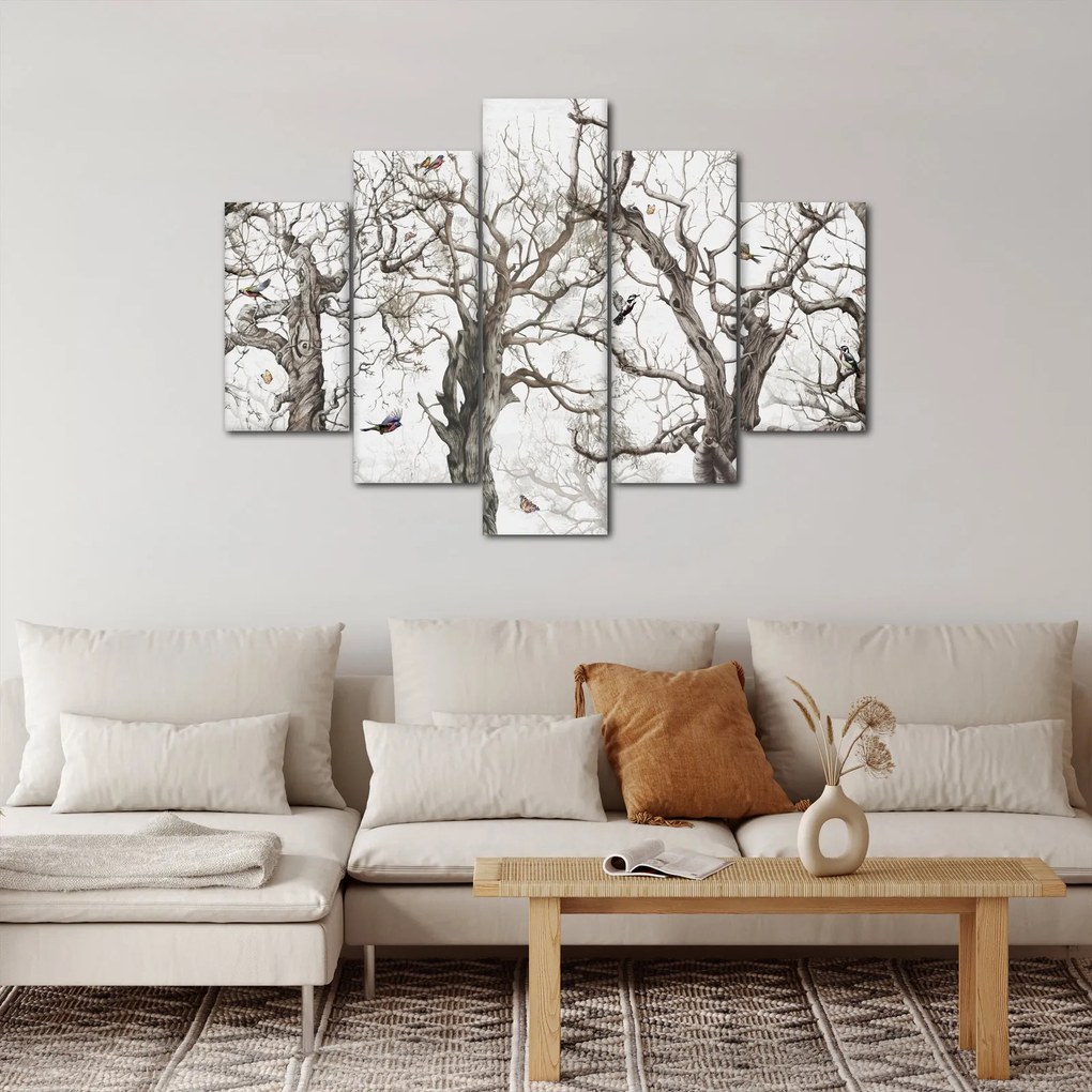 Tablou - Model de pădure, desen (150x105 cm)