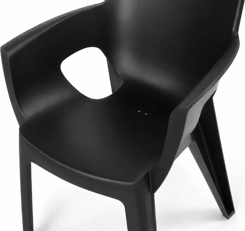 Scaun de gradina pentru dining IVY, neagra
