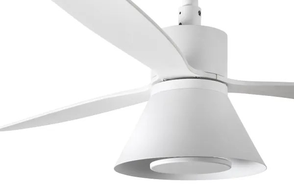 FARO AMELIA L CONE 33760WT-22-LED - ventilator cu lampă LED reglabilă/20W/230V, alb, Ø132 cm WT + telecomandă