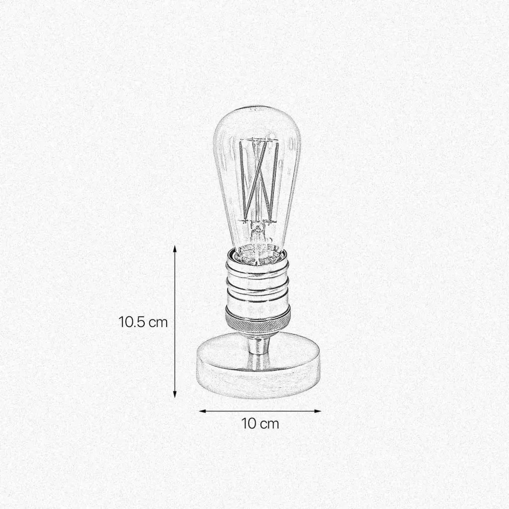 Veioza minimalista din alama Vesta